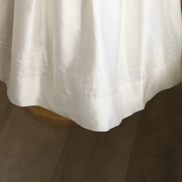 Ivory Flower Girl Dress 24 Months Designer Flower Girl Special Occasion Like New - Picture 6 of 9